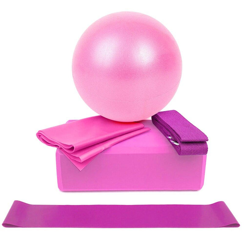 5 Pcs Yoga Equipment Ball & Block Set